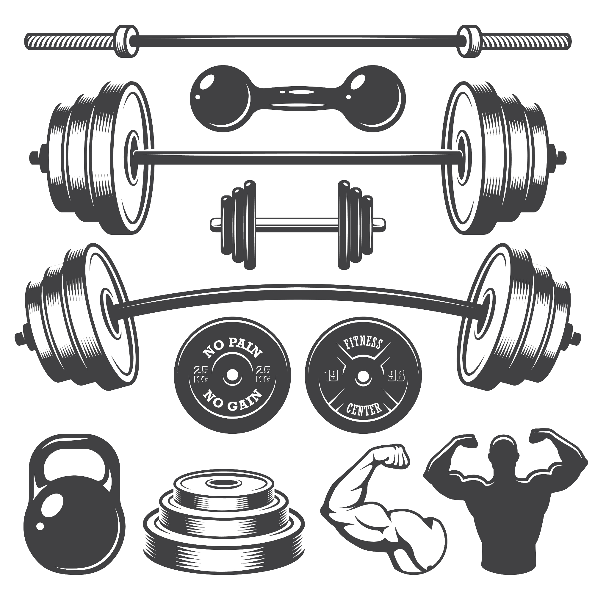 Fitnes oprema je bila glavni del mojega mini domačega fitnesa